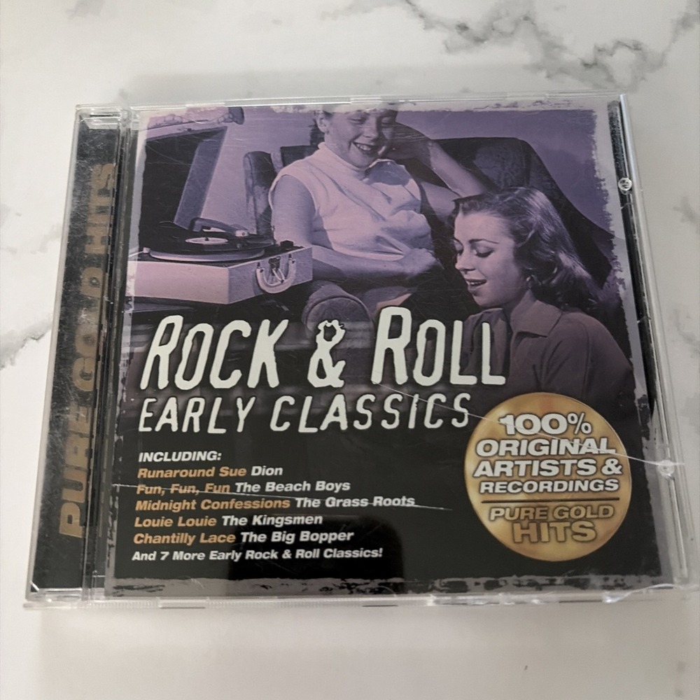 Rock & Roll Early Classics CD Pure Gold Hits Compilation